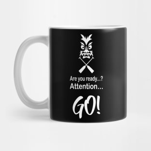 Are you ready? Attention. Go! Starting Grid Signal Shot Paddling Rowing Mug